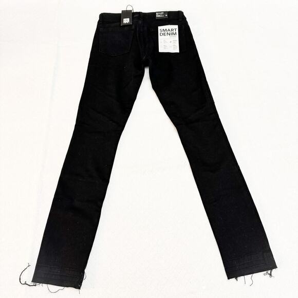 DL1961 Chloe Moto ActiveX Smart Denim Black Skinny Jans Size 14 NWT - Picture 6 of 9
